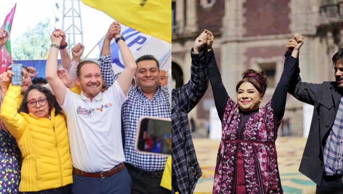 Así Fueron Los Cierres De Precampaña De Clara Brugada Y Santiago ...